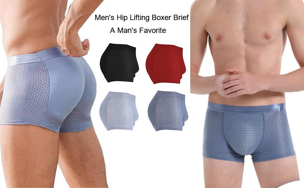 🔥Last Day 49% Off🔥mens Hip-lifting Comfortable Breathable Boxer Briefs Hip