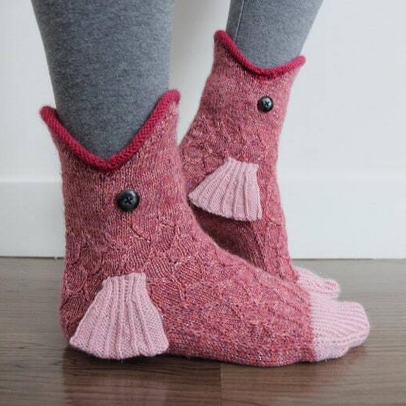 Knit Crocodile Socks - Buy 2 Free Shipping