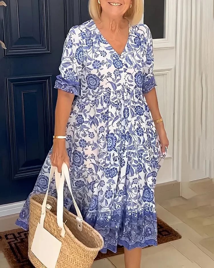 Maldila - New Style-73%off🔥v-neck Bohemian Dress