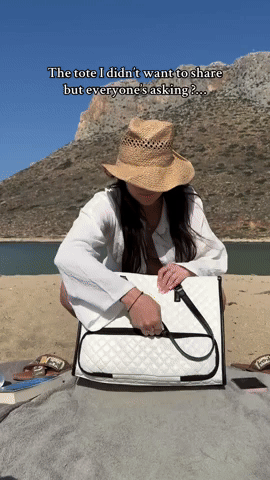 All-in-one® Leather Tote Bag - Dynric