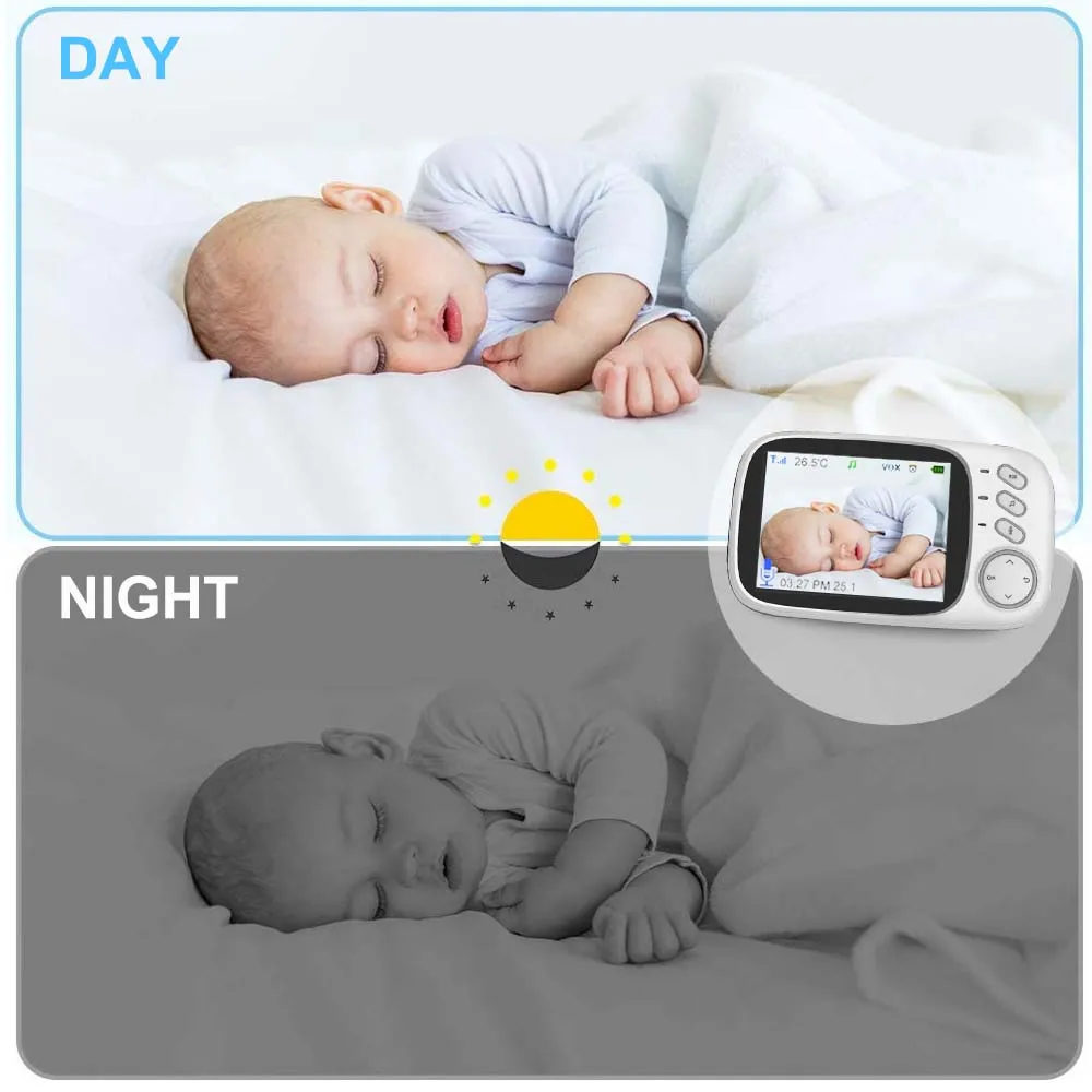 3.5 Inch Baby Monitor - Radiant Essentials