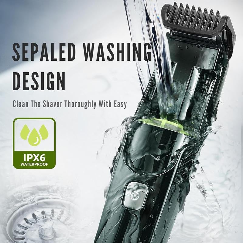 Waterproof Vacuum Beard Trimmer With 20 Shaving Length Settings - Solveur Days