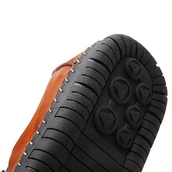 🔥Hot Sale🎁--60% Off 🎉Mens Side Zipper Casual Comfy Leather Slip On Loafers