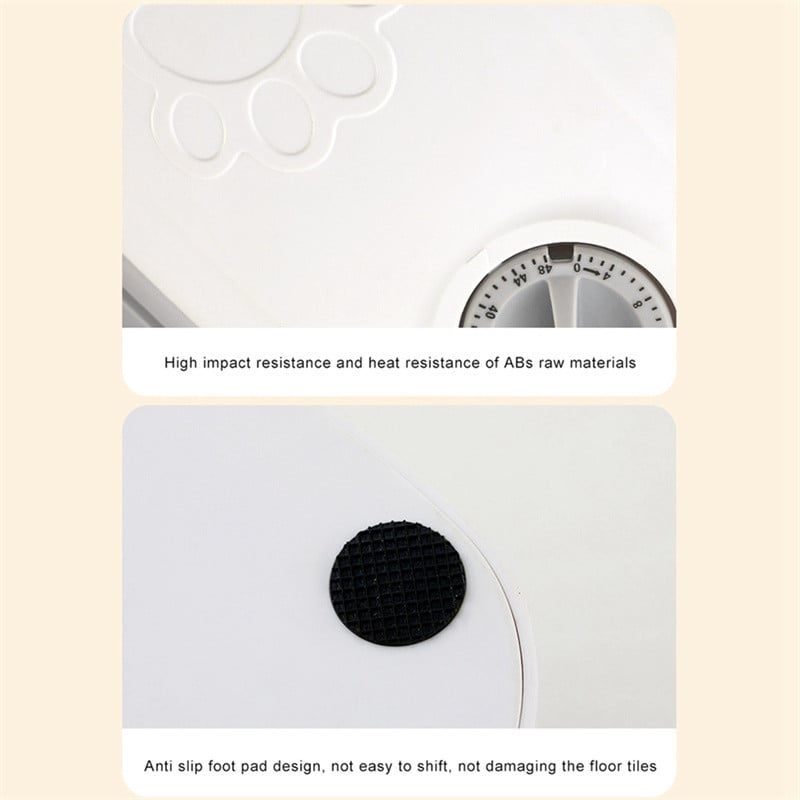 Automatic Pet Feeder Smart Food Dispenser For Cats Dogs Timer Stainless Steel Bowl Auto Dog Cat Pet Feeding Pets Supplies - Pethoopz