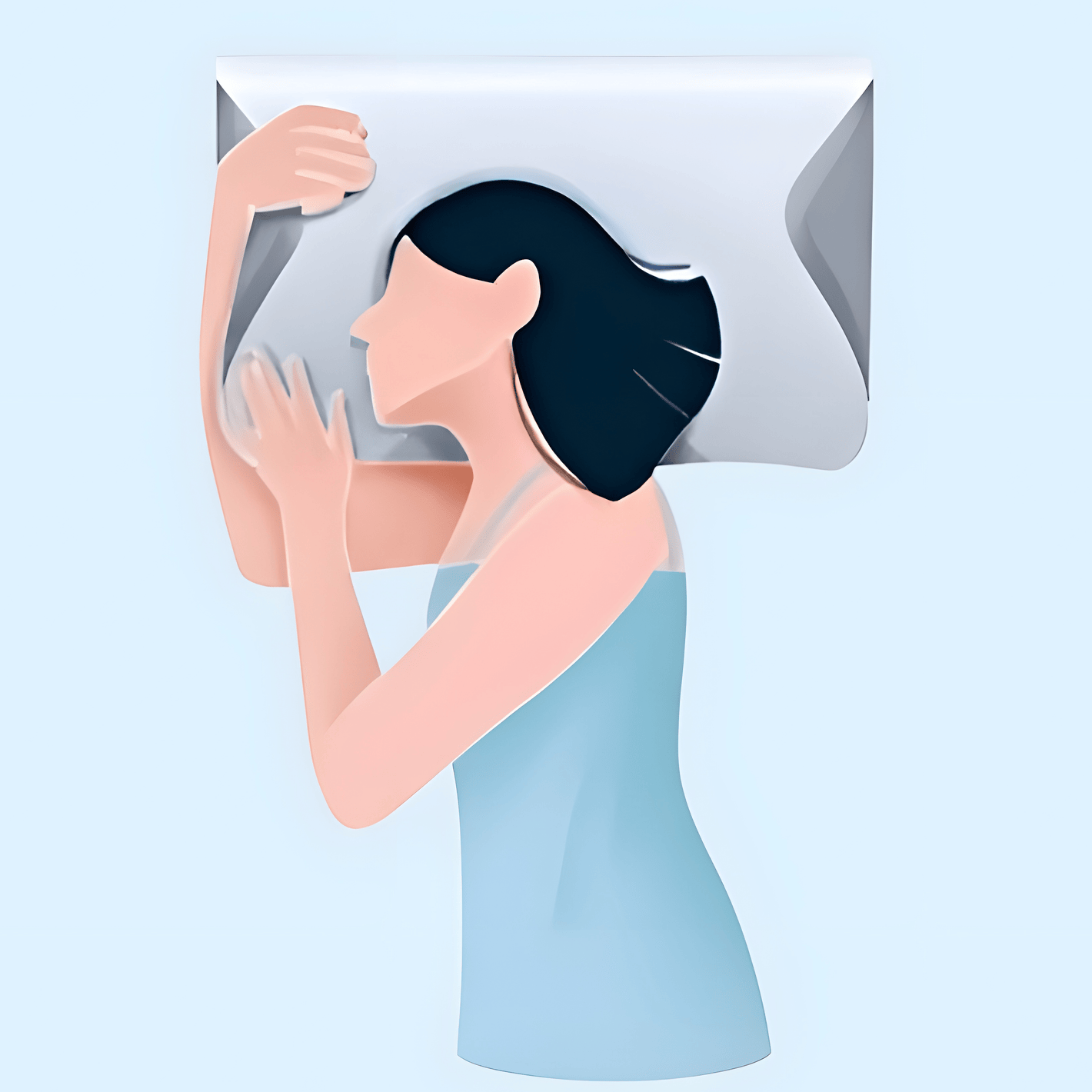 Memory Foam Ergonomic Pillow