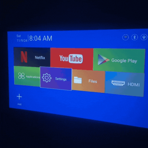 Vista Pro™ 4k Hd Smart Projector