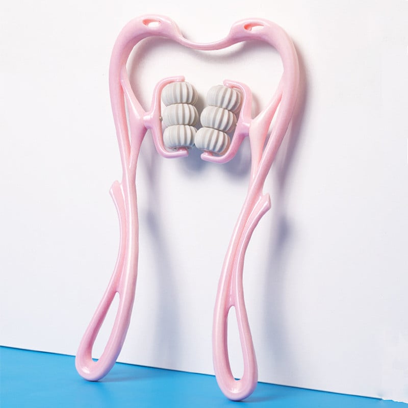 Multifunctional Manual Six-wheel Neck Massager Massage Relieve Roller Massage Tool - Maison Hafa