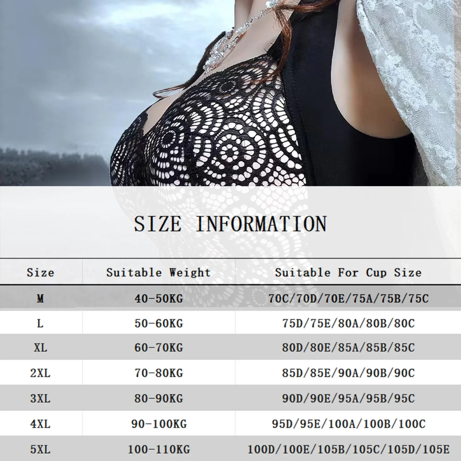 Exsecret Bra Ultimate Lift Stretch Full-figure Seamless Lace Cut-out Bra