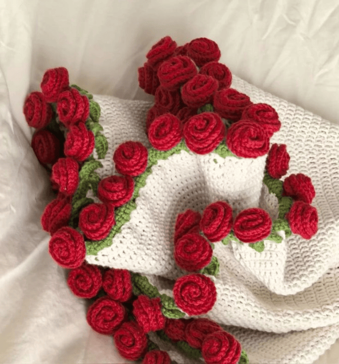 Handmade Bouquet Blanket