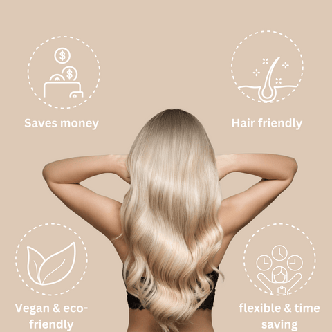 Silkara™ Halo Hair Extensions (Wavy-no Clip) - Silkara Hair