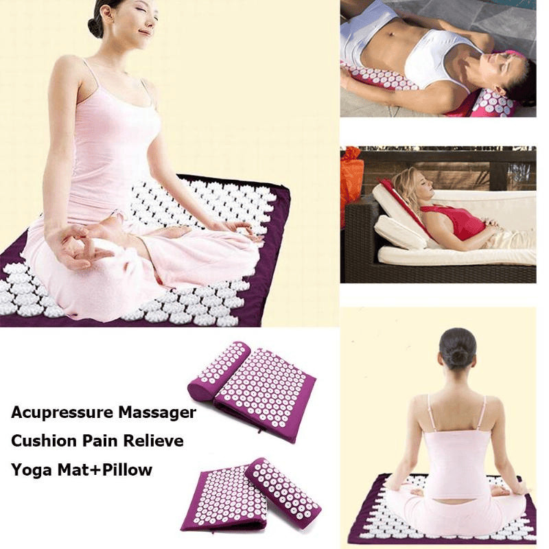 Massage Cushion Yoga Acupressure Mat - Up To Strength
