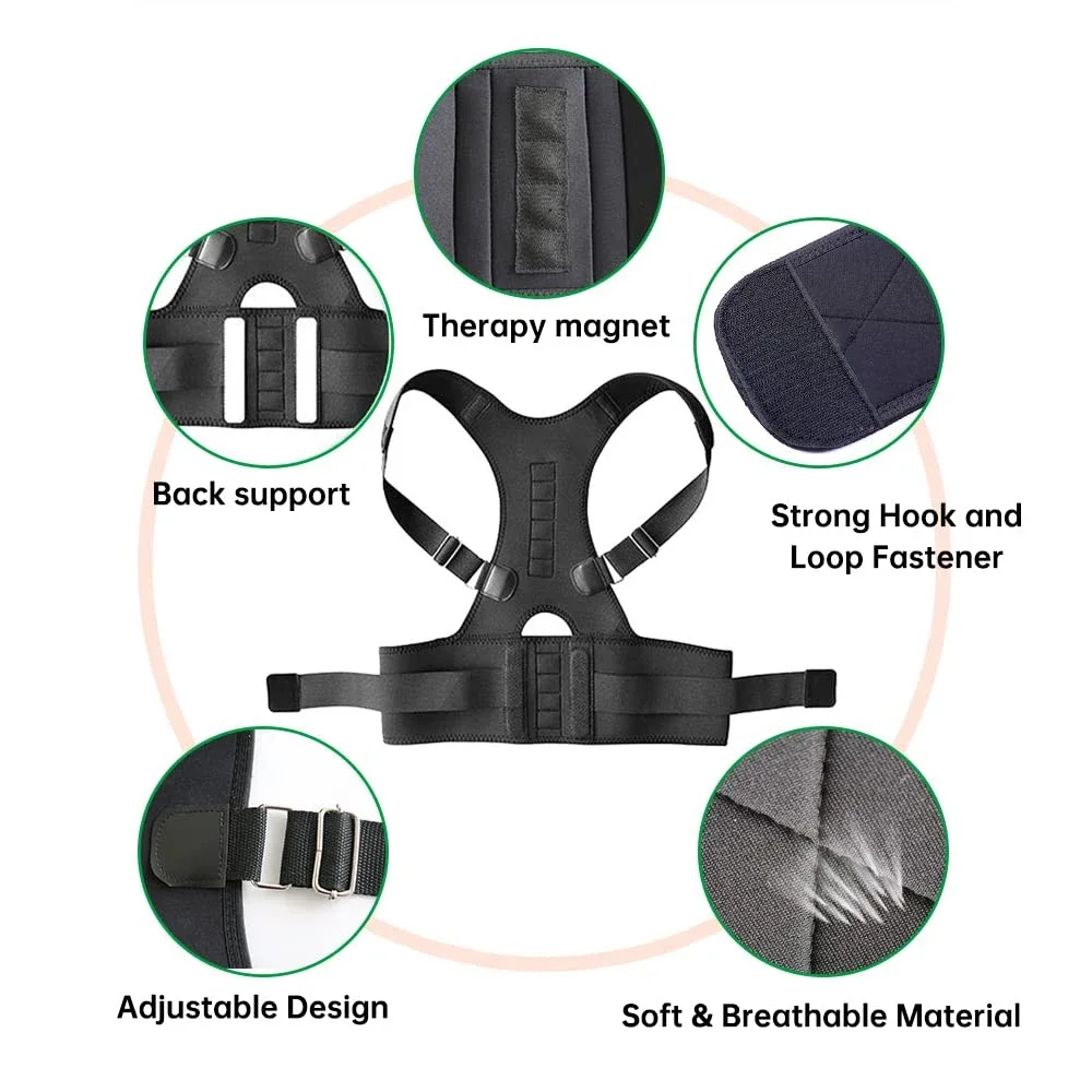 Posture Correction Back Support Strap For Adults - Radiant Essentials