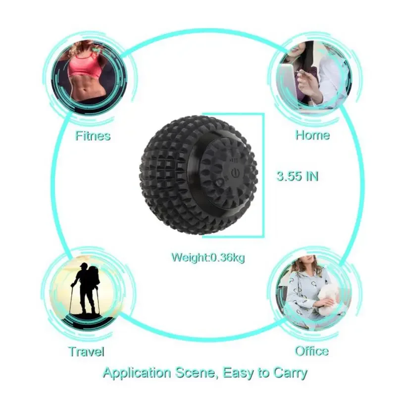 Orthovibe™ Electric Massage Ball – Therapeutic Relief For Plantar Fasciitis & Foot Pain - Dynamiq