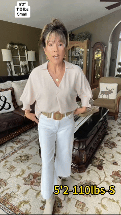 Womens Casual 3/4 Sleeve V Neck Loose Fit Basic Tees (Buy 2 Free Shipping)