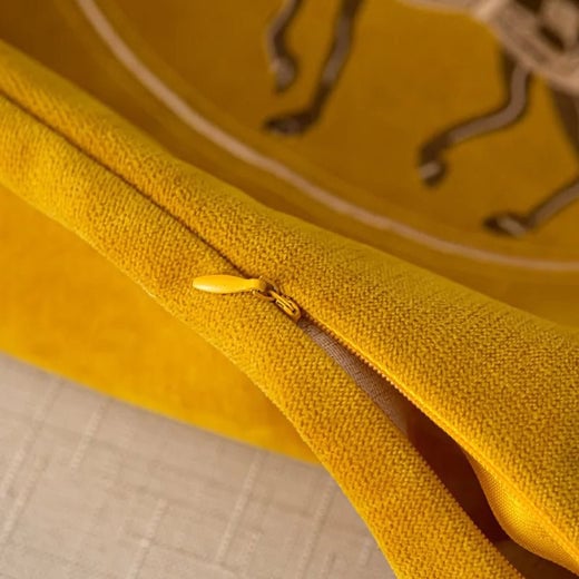 American Embroidered Horse Pillow Cover - Palatium Lux