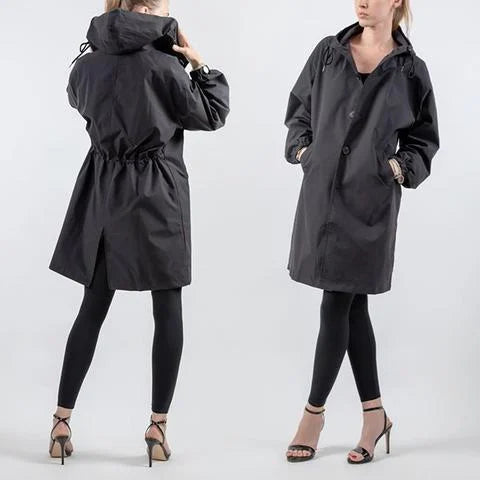 🔥Last Day 49% Off - Waterproof Hooded Trench Coat