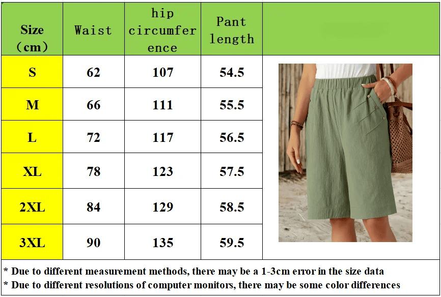 Casual Buttons Cotton Linen Shorts With Pockets