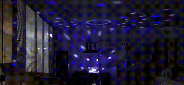 Colorful Rotating Magic Ball Light