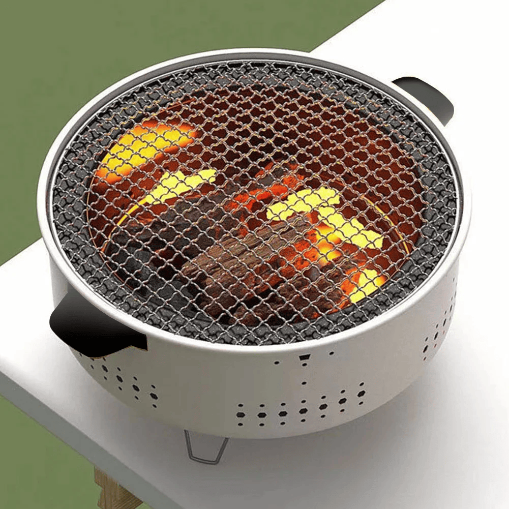 Outdoor Round Barbecue Grill - Travelers Guild