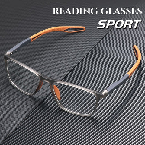 Mens Sports Ultra-light Anti-blue Light Presbyopic Glasses