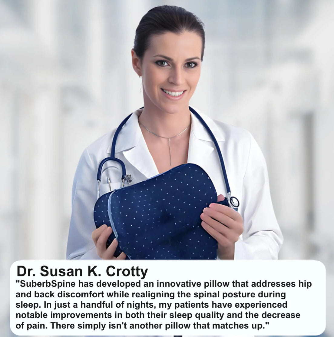 Superbspine™ Orthopedic Pillow - Blue