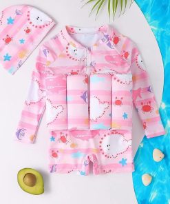 Buoyancy Cartoon Swimsuit For Kids
